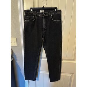 Acne Studios Boy Black VTG Straight Leg Cotton Made in Italy Jeans Size 29 / 32